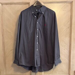 Ralph Laurents Men's Brown/Gray  Button-Down Long Sleeve - XL